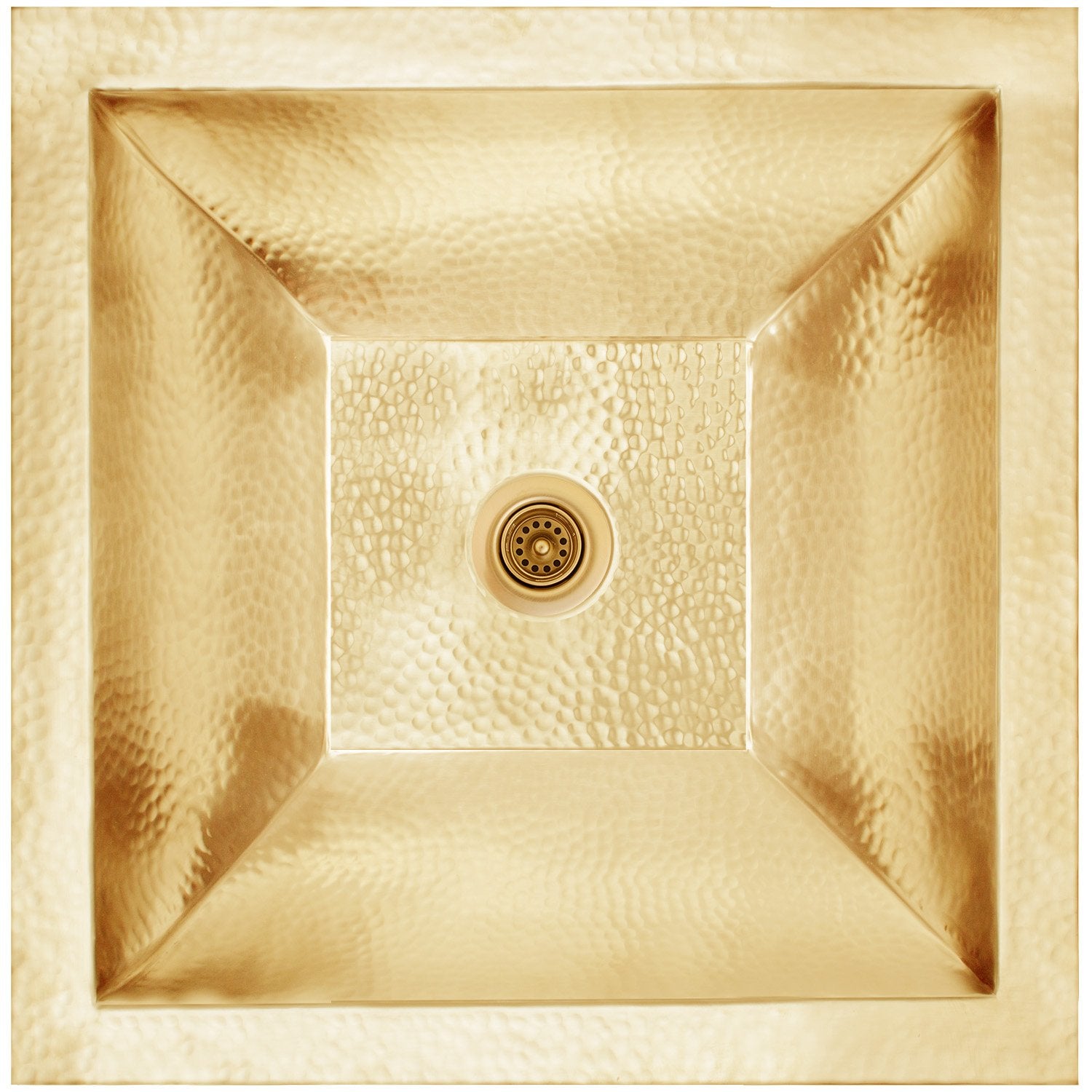 unlacquered brass sink