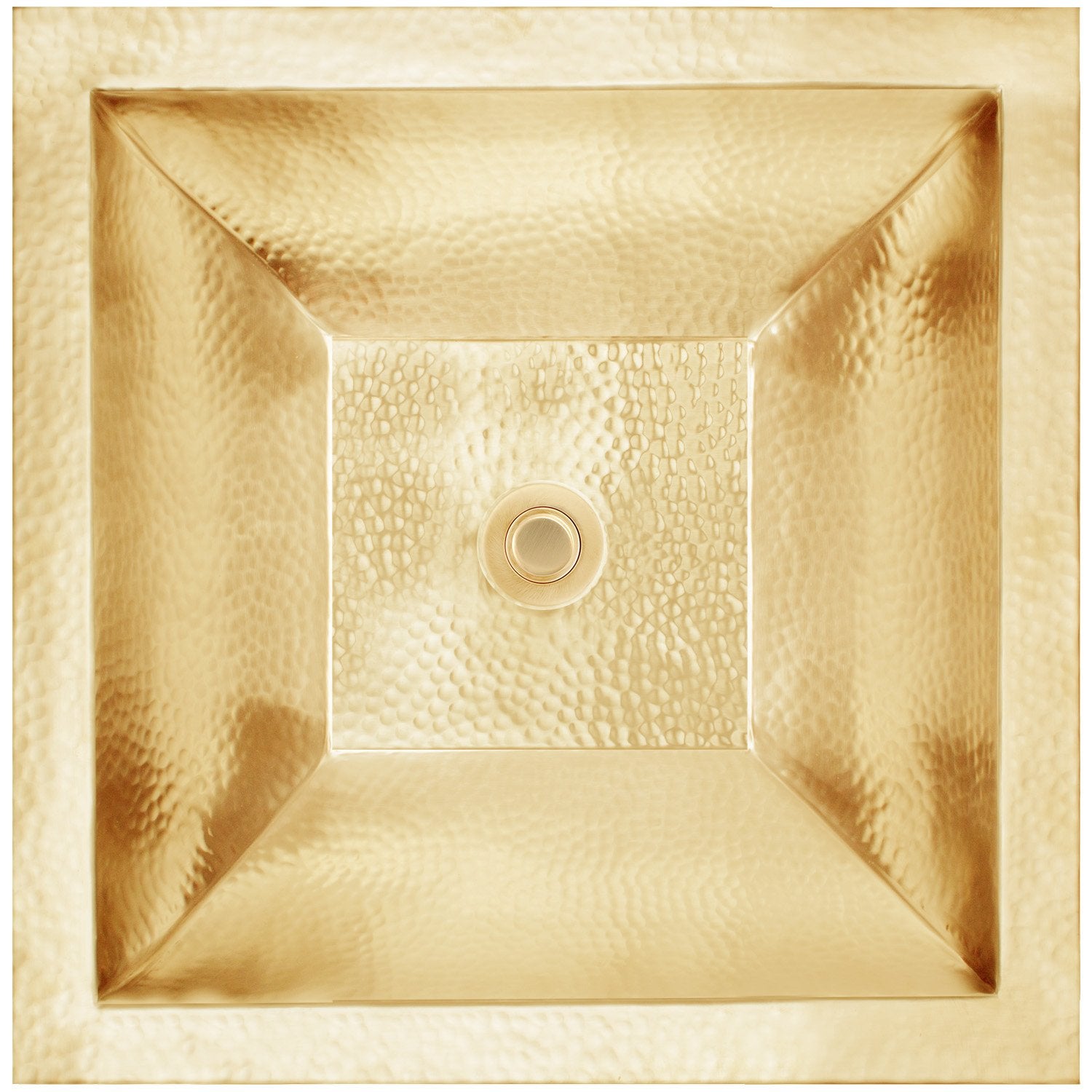 unlacquered brass sink