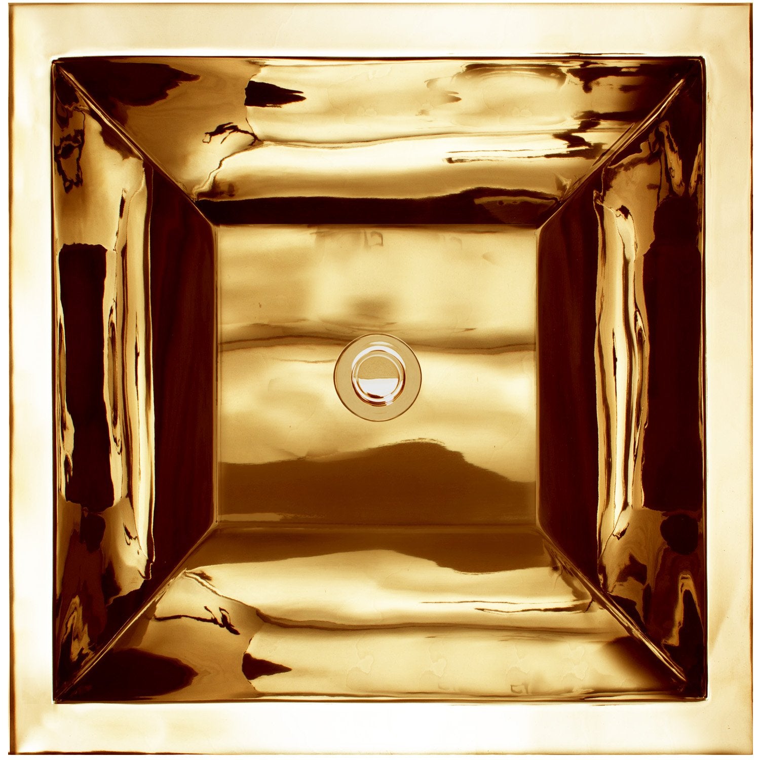 Linkasink Coco Square Smooth Builder's Series Drop-In or Undermount Sink 16" by Linkasink