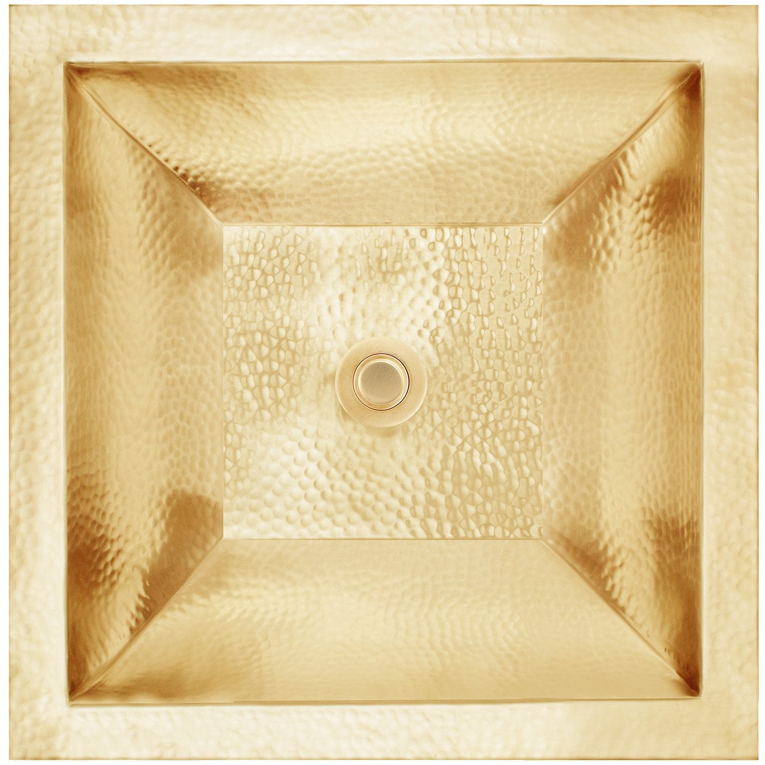 unlacquered brass sink