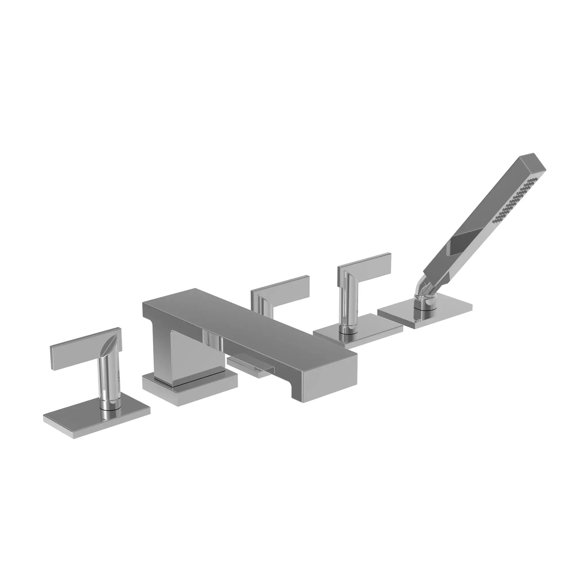 polished chrome tub faucet