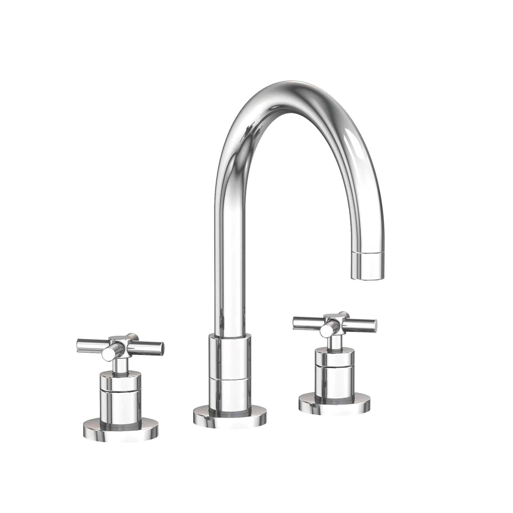 polished chrome kitchen faucet