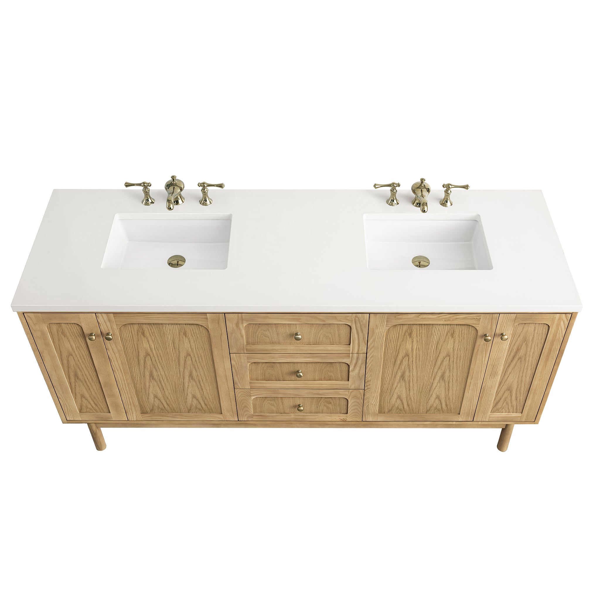 white zeus top vanity