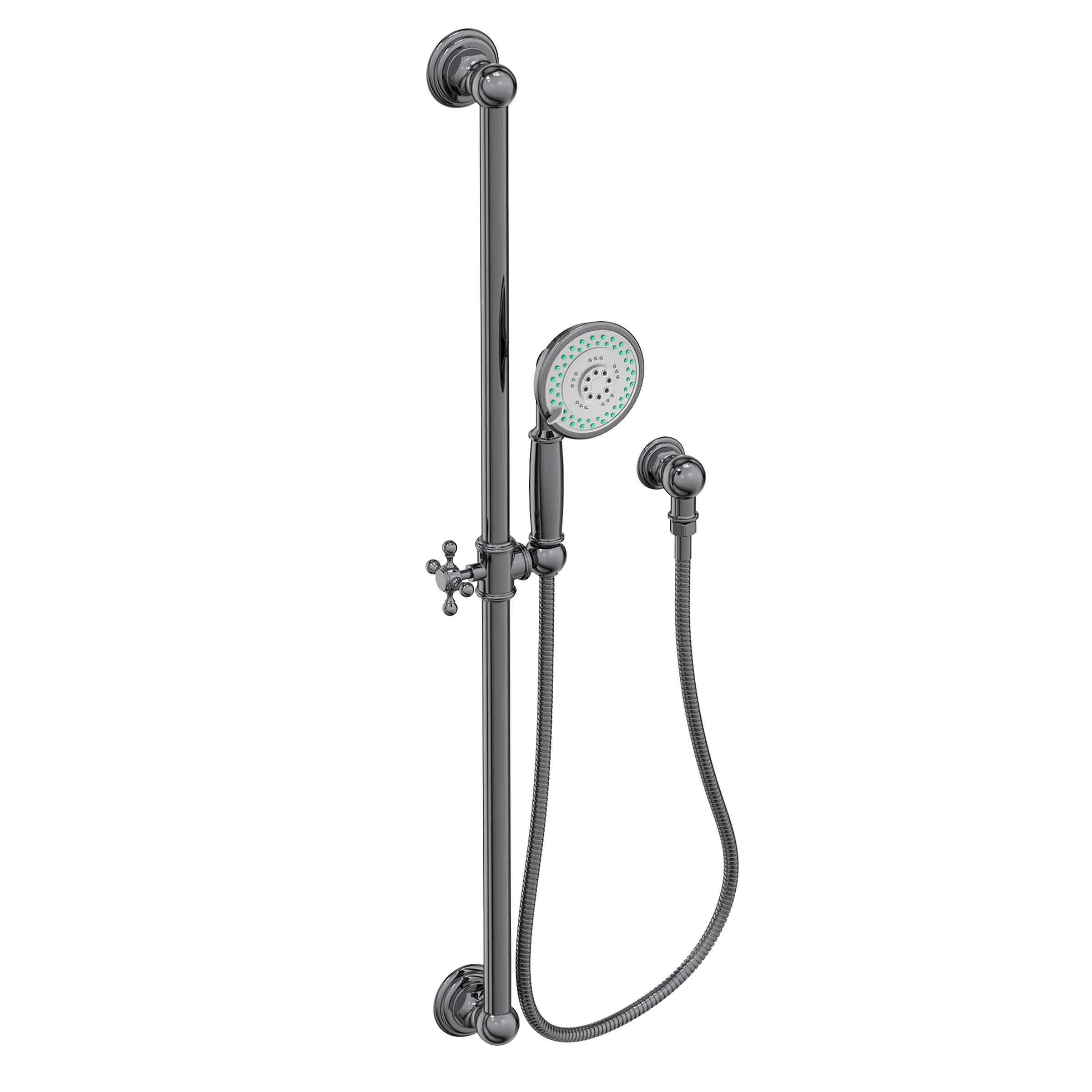 Newport Brass Tub & Shower Slide Bar with Multifunction Hand Shower Set