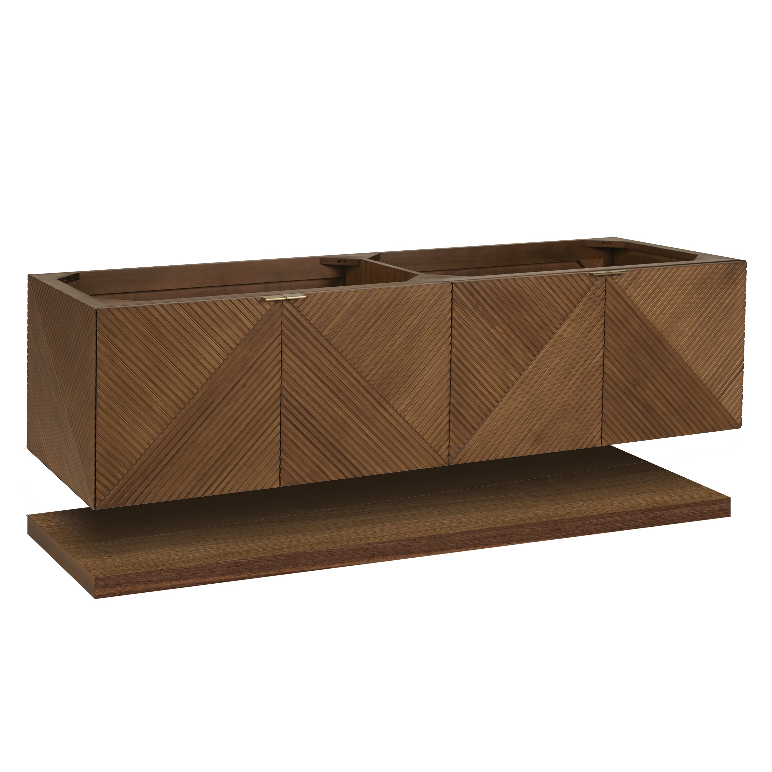 James Martin Vanities Marcello 72" Double Vanity - Chestnut