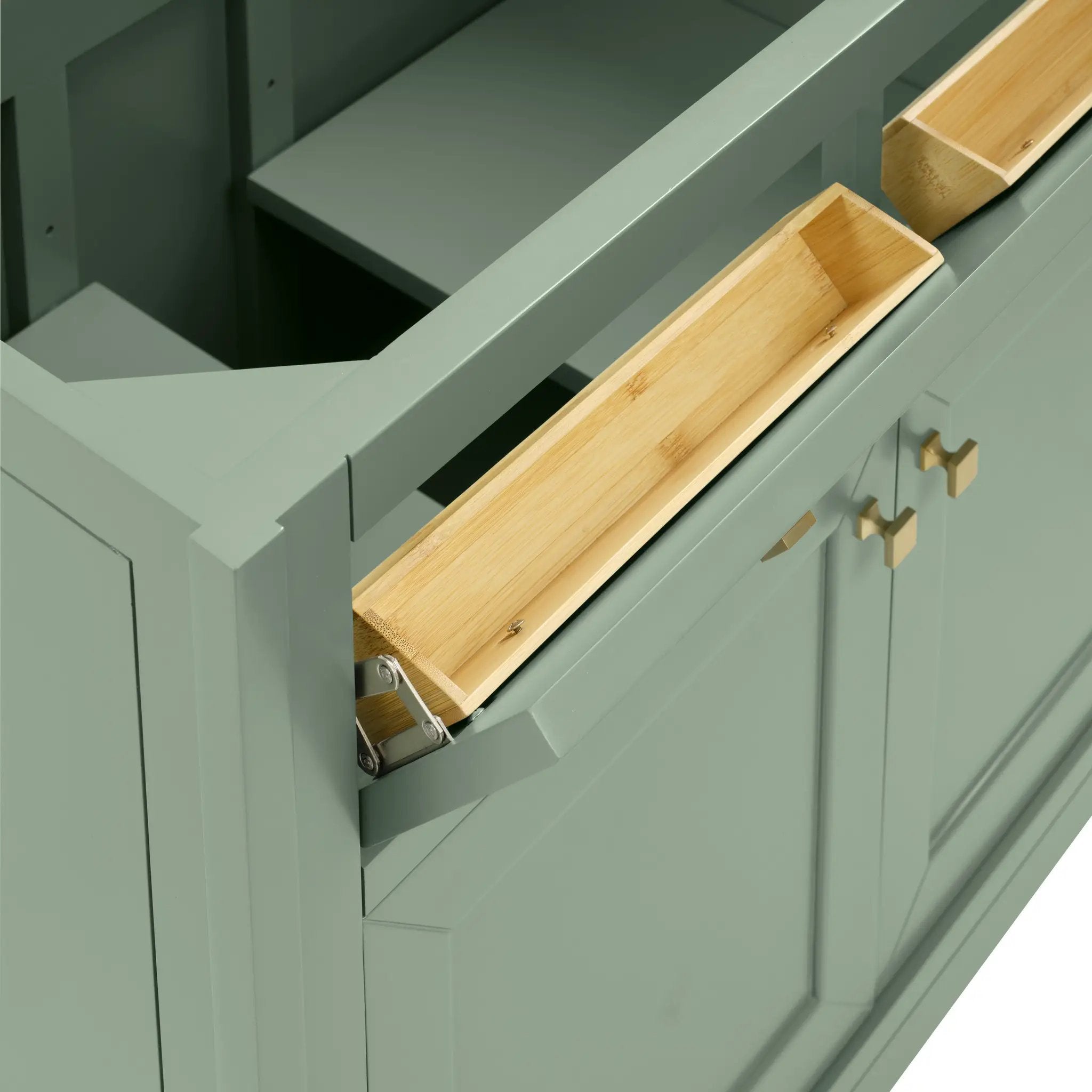 smokey celadon vanity