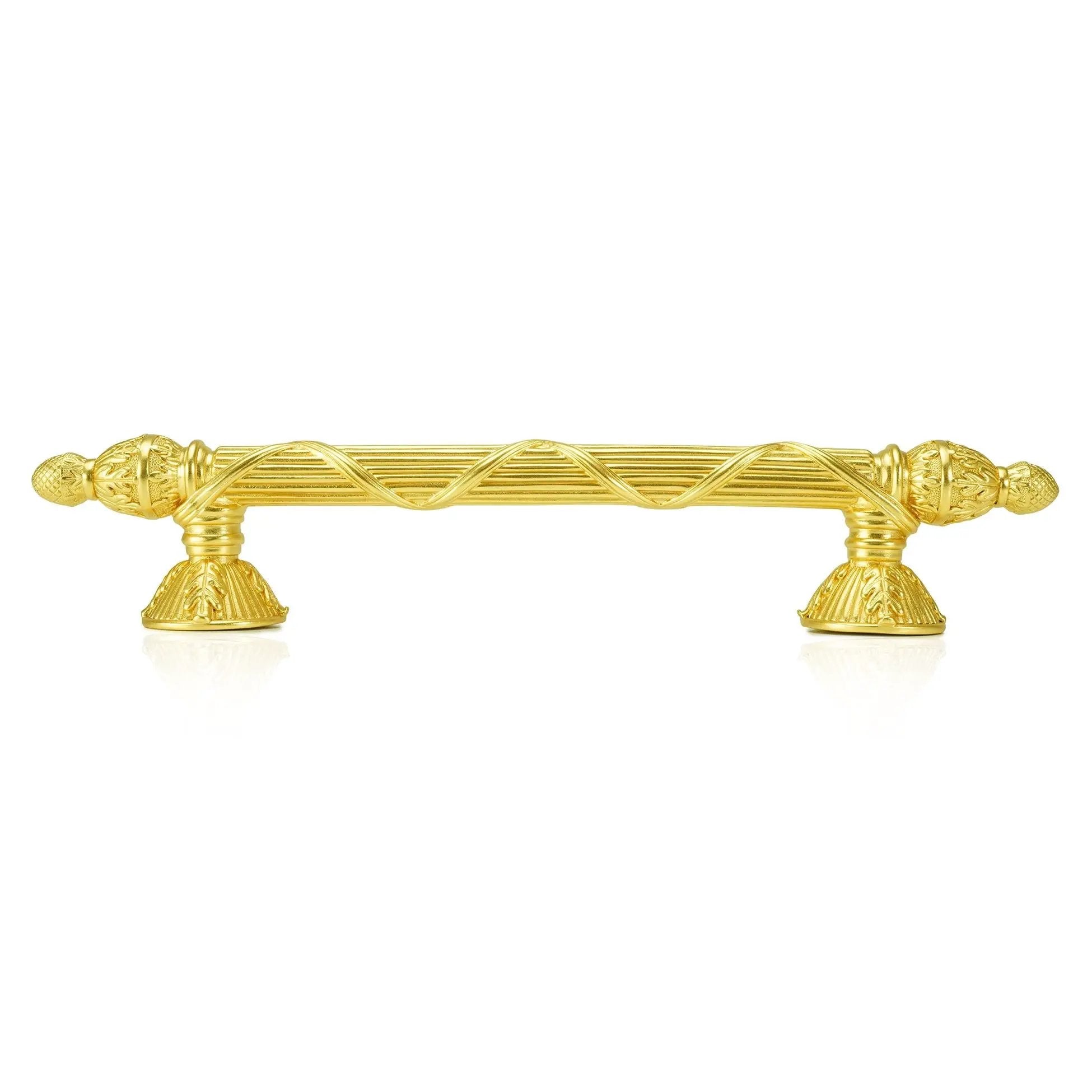 satin gold pull