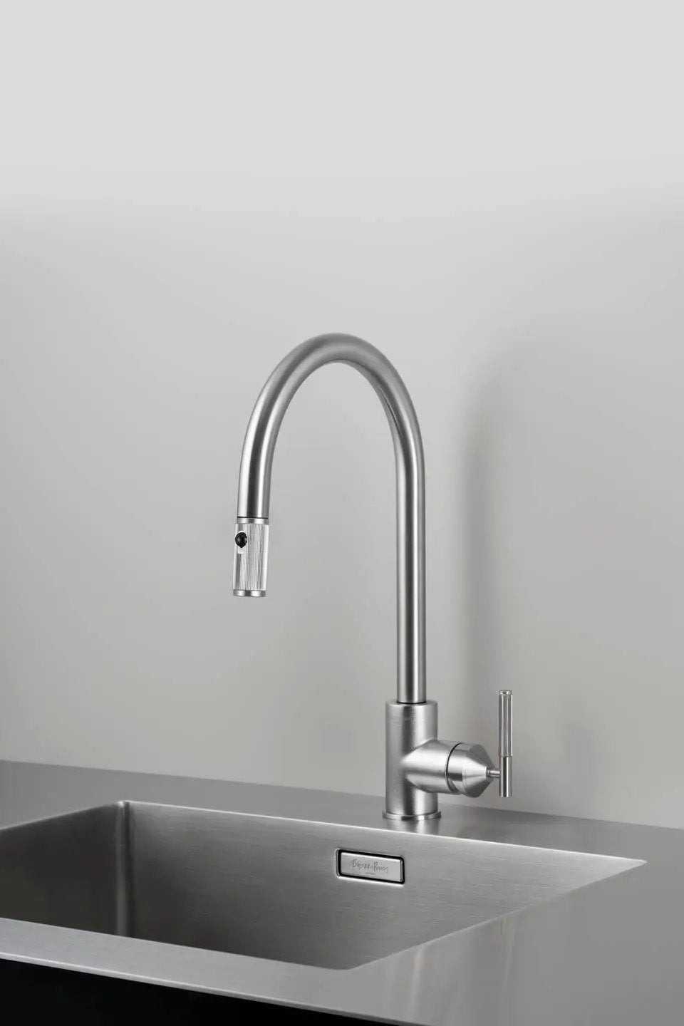 Buster + Punch Linear Pull-out With Dual Spray Kitchen Faucet by Buster + Punch