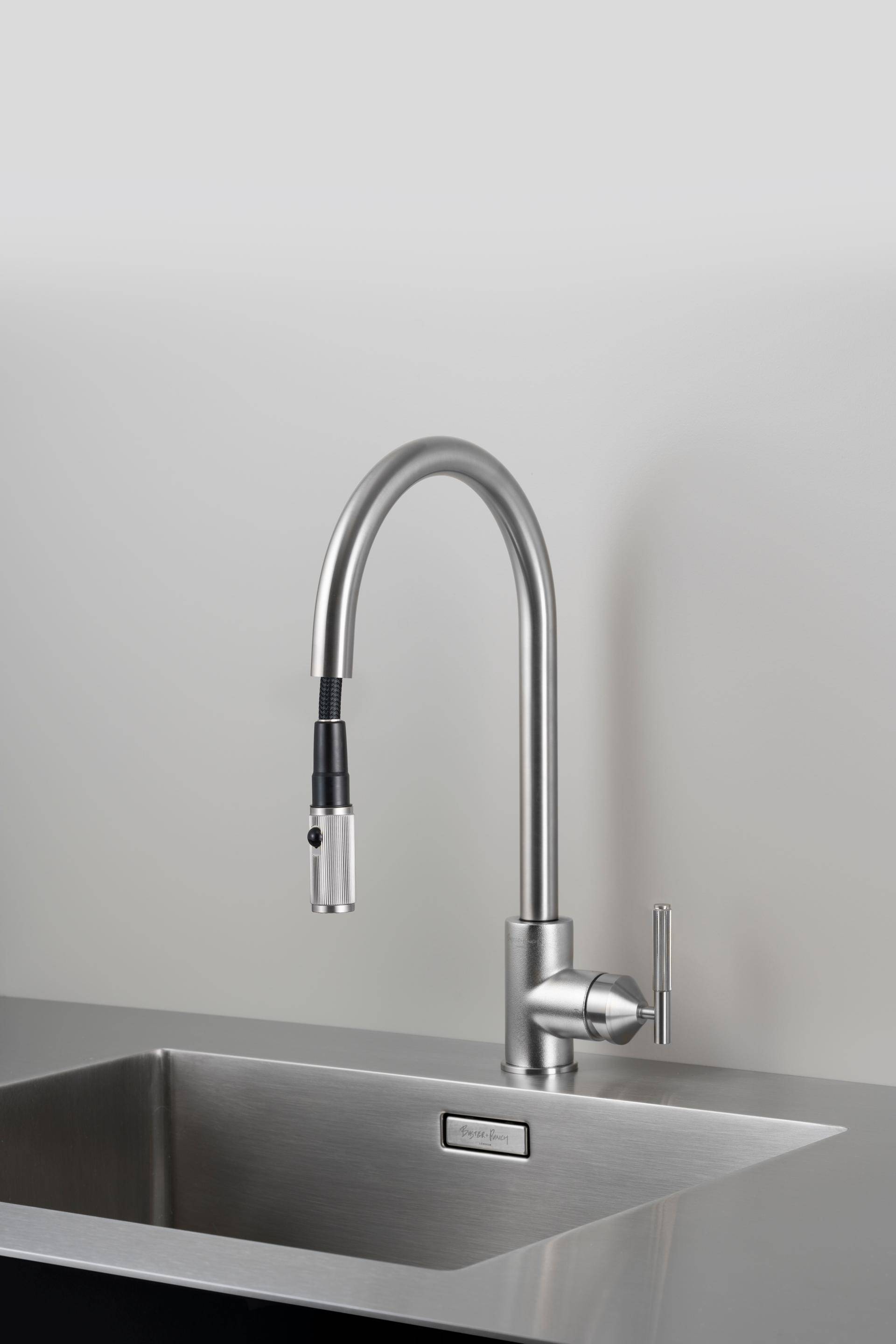 steel kitchen faucet