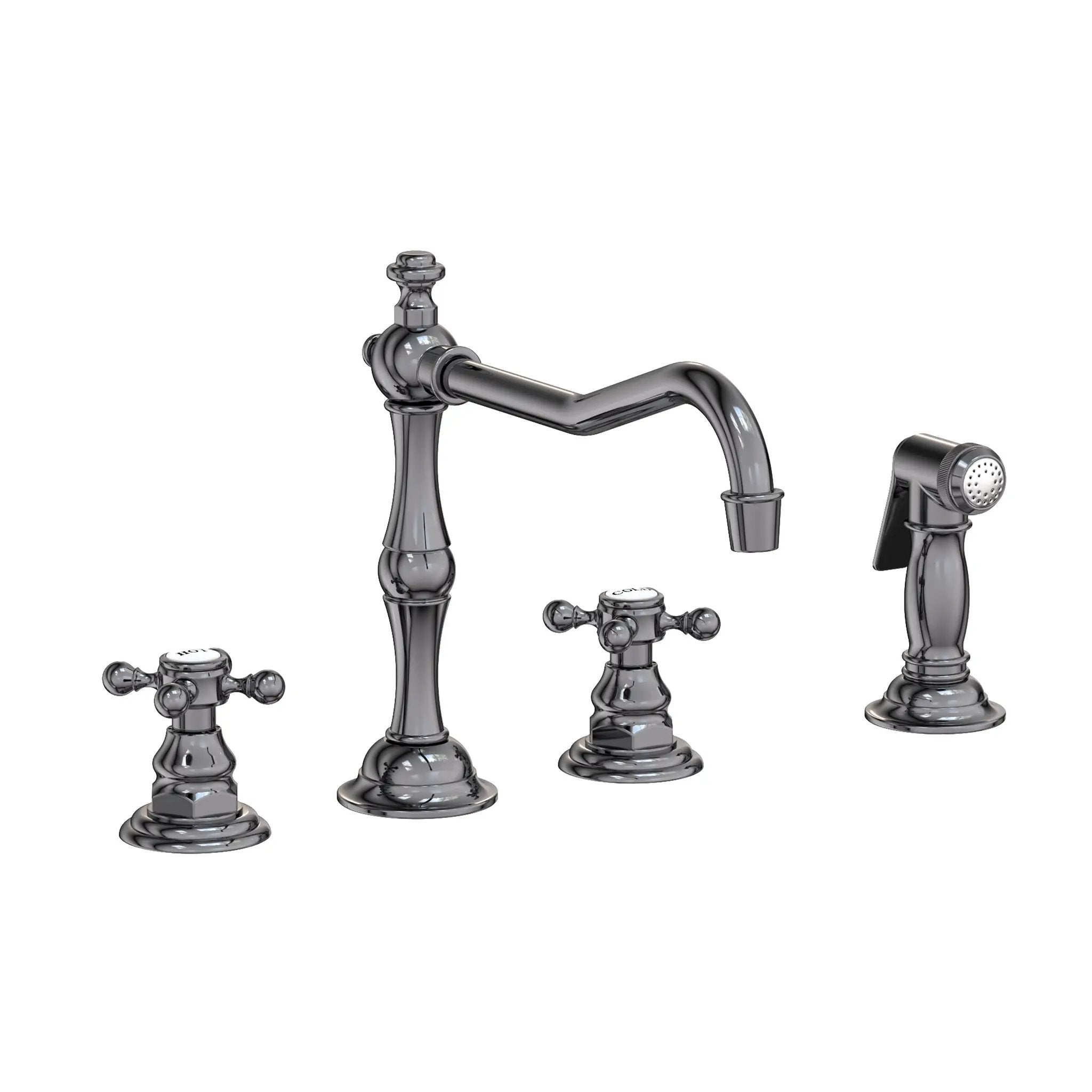 Newport Brass Chesterfield Kitchen Faucet with Side Spray by Newport Brass