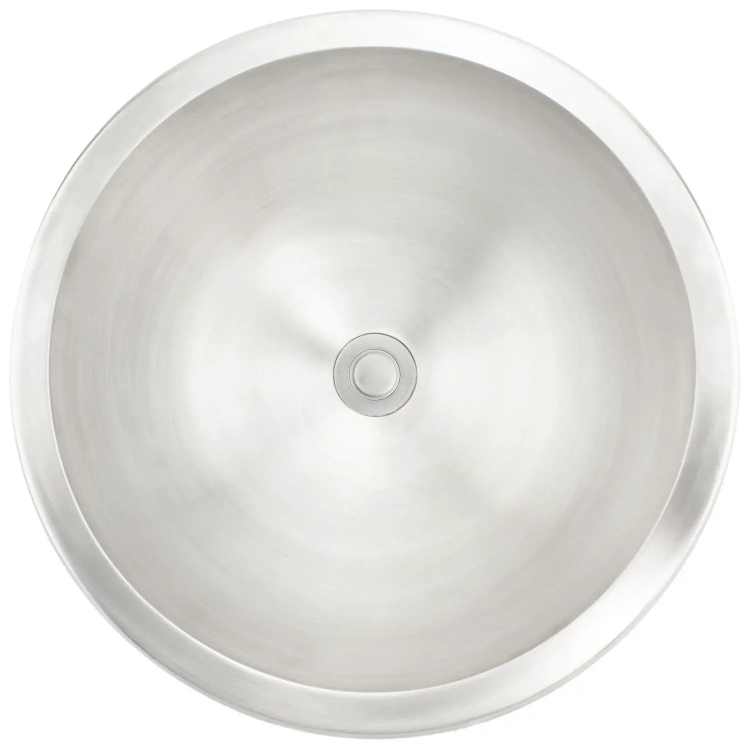 Linkasink Bronze Large Round Smooth Drop-In or Undermount Sink 17" by Linkasink