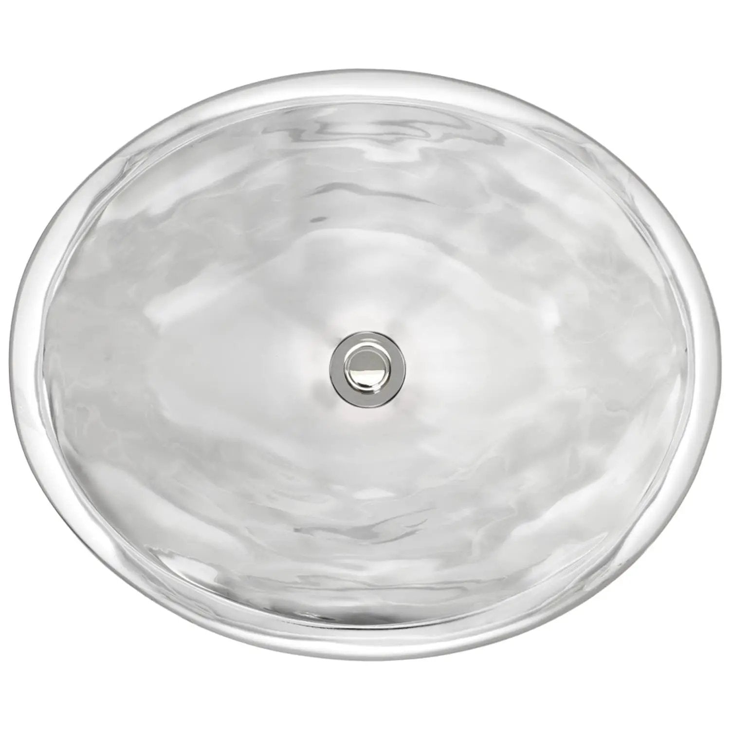 Linkasink Bronze oval smooth Drop-In or Undermount Sink 18" by Linkasink