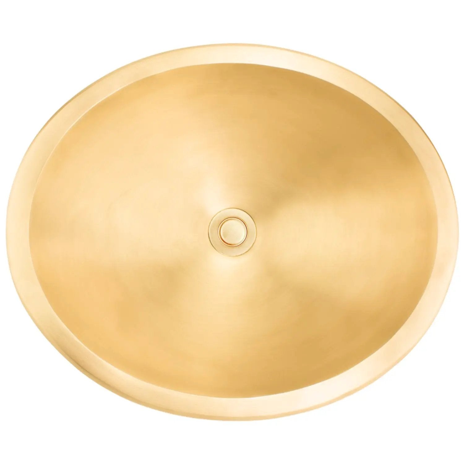Linkasink Bronze oval smooth Drop-In or Undermount Sink 18" by Linkasink