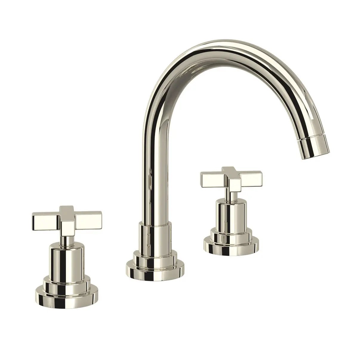 Rohl Lombardia Widespread Lavatory Faucet with C-Spout by Rohl