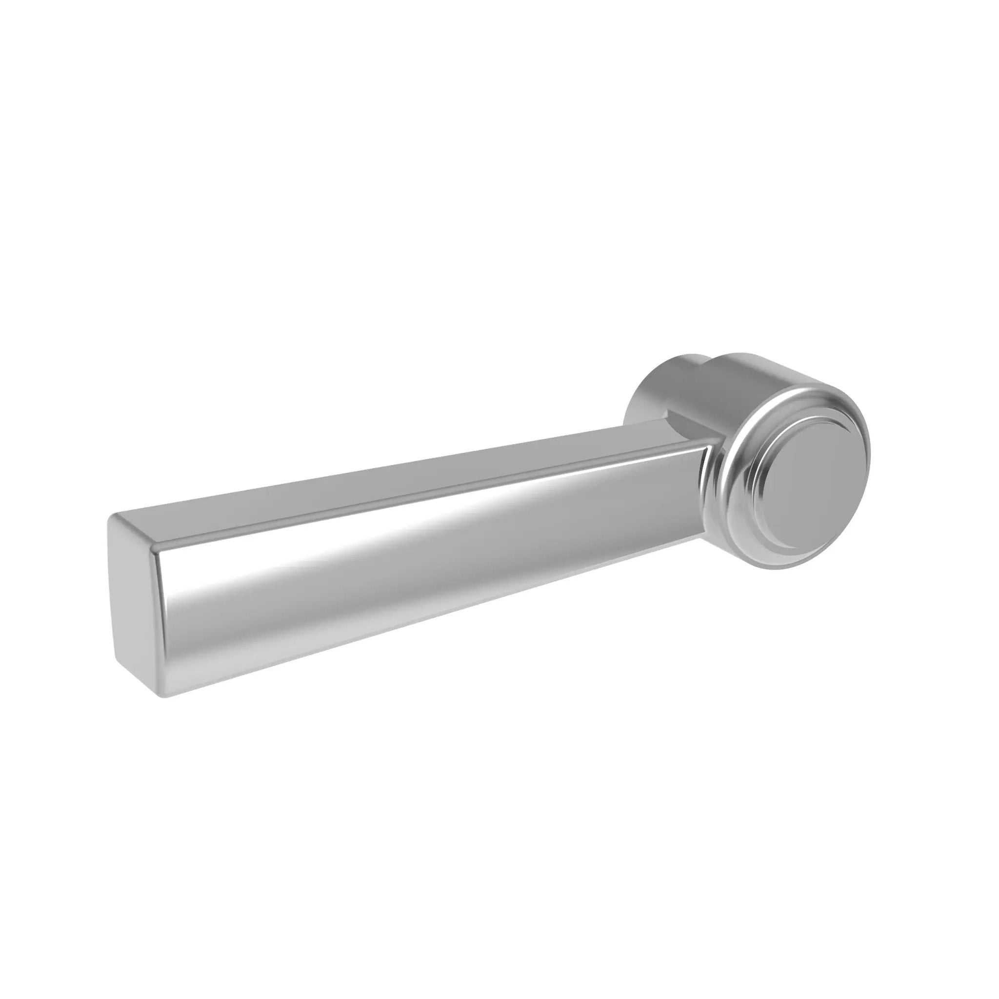 polished chrome faucet handle