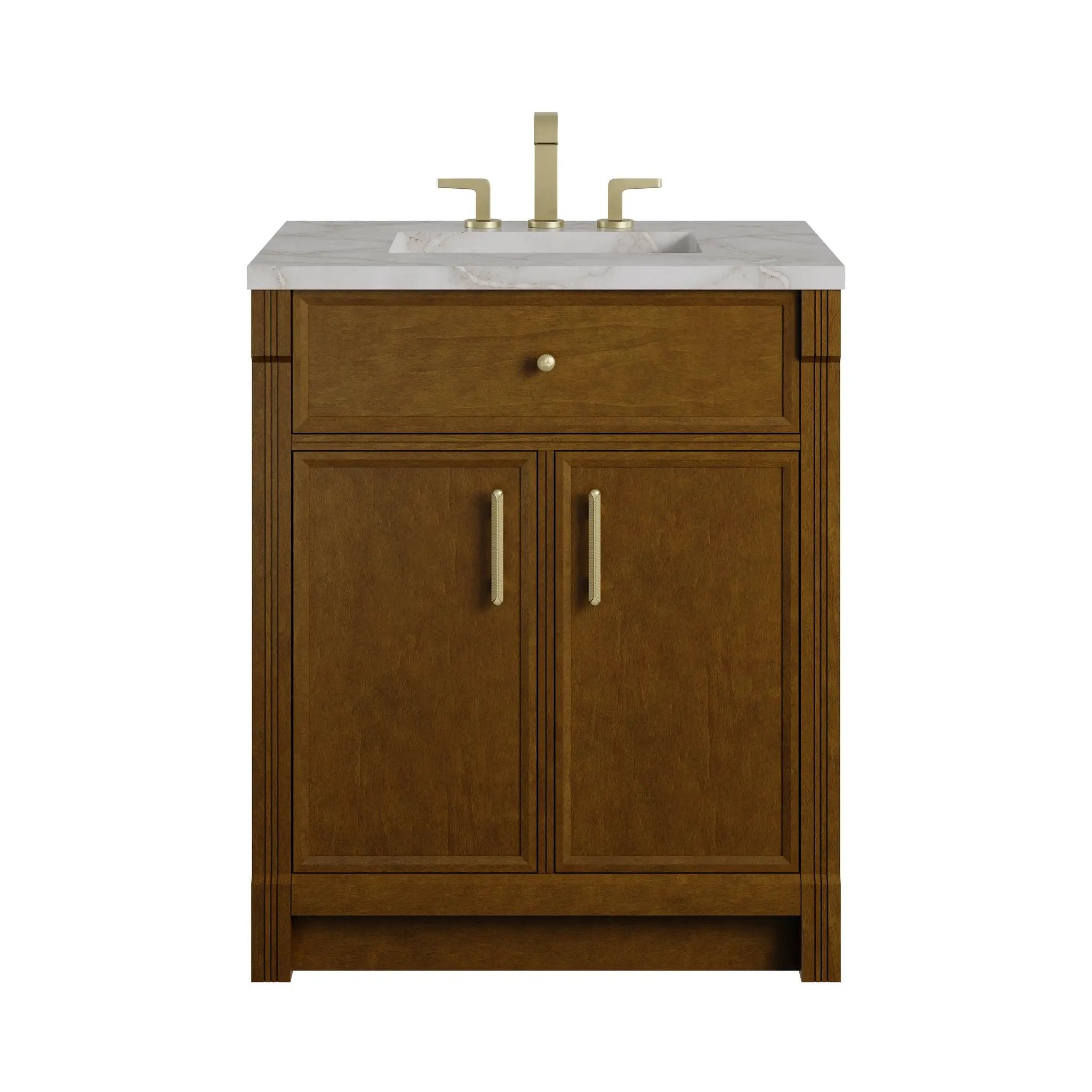 James Martin Bellshire 30" Single Vanity Set - Honey Oak by James Martin Vanities