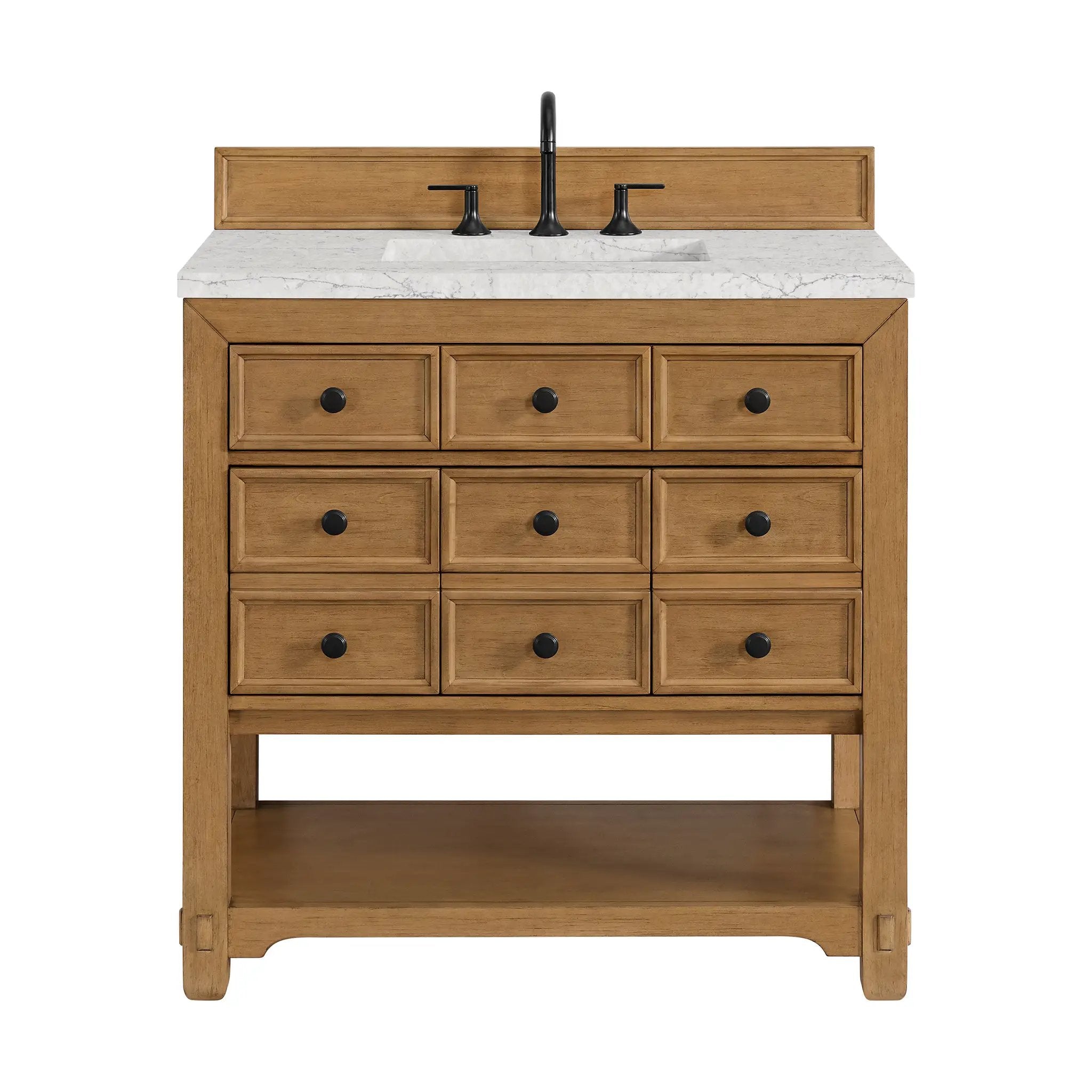 James Martin Malibu 36" Single Vanity Set - Amber Birch by James Martin Vanities
