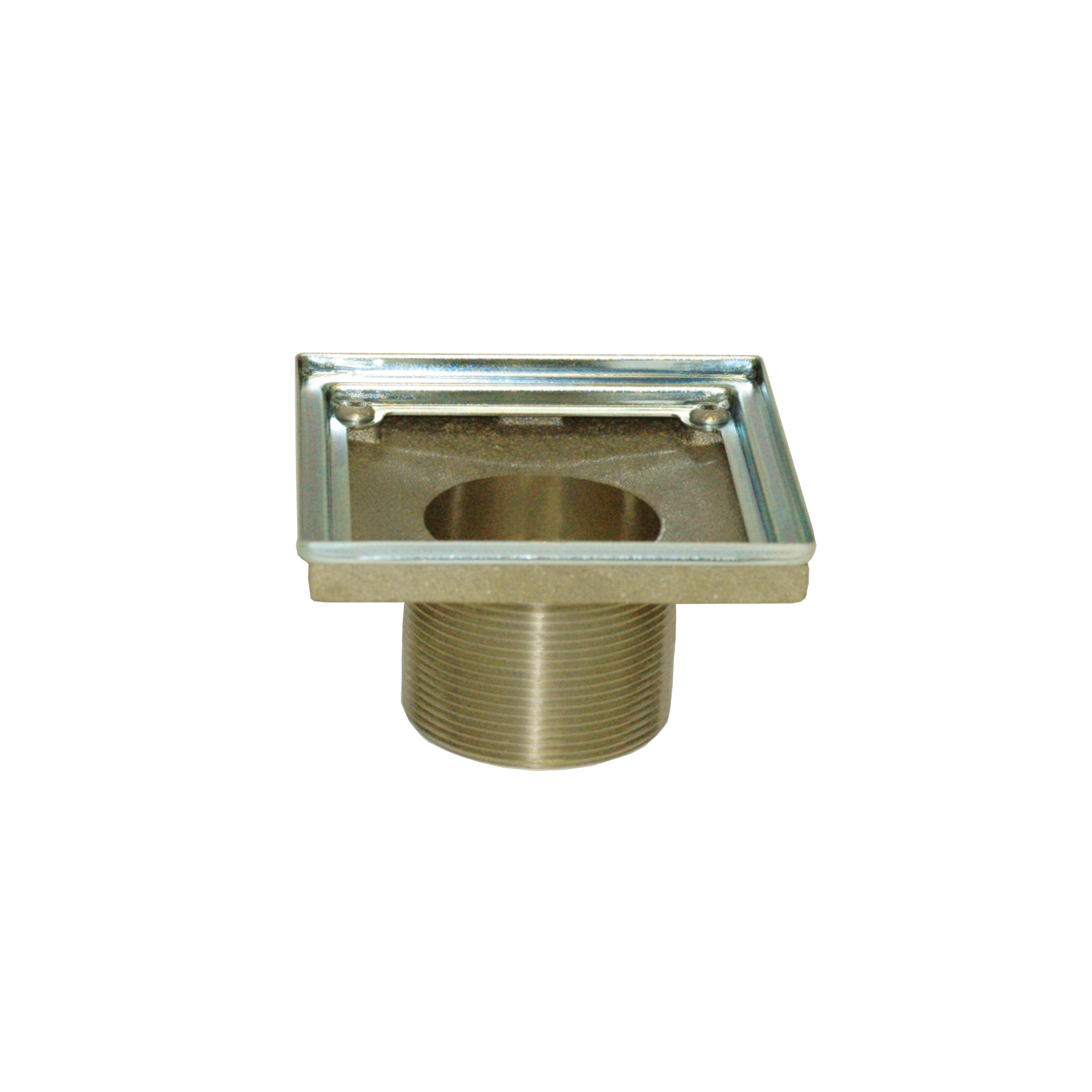 square shower drain throat