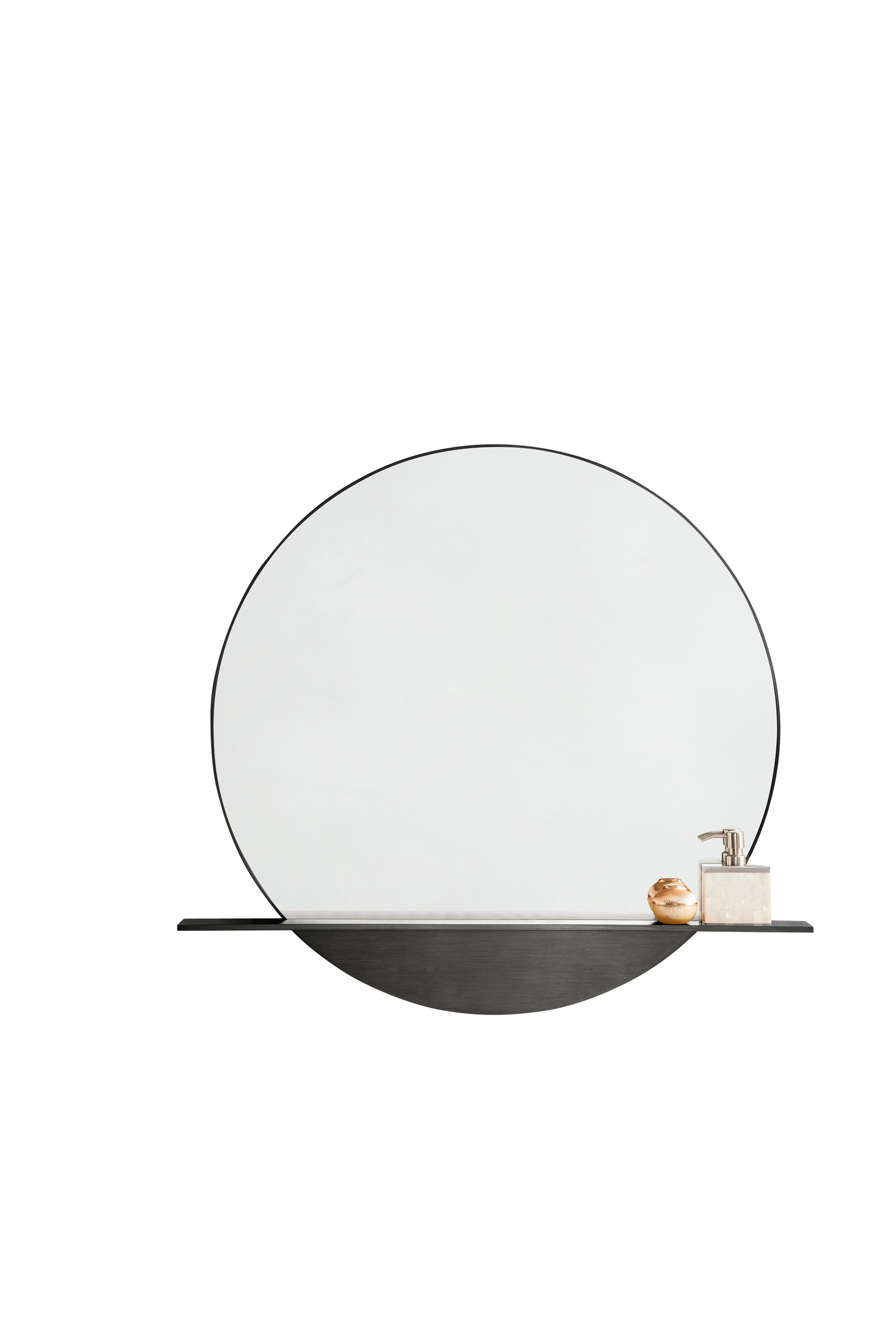 modern iron mirror