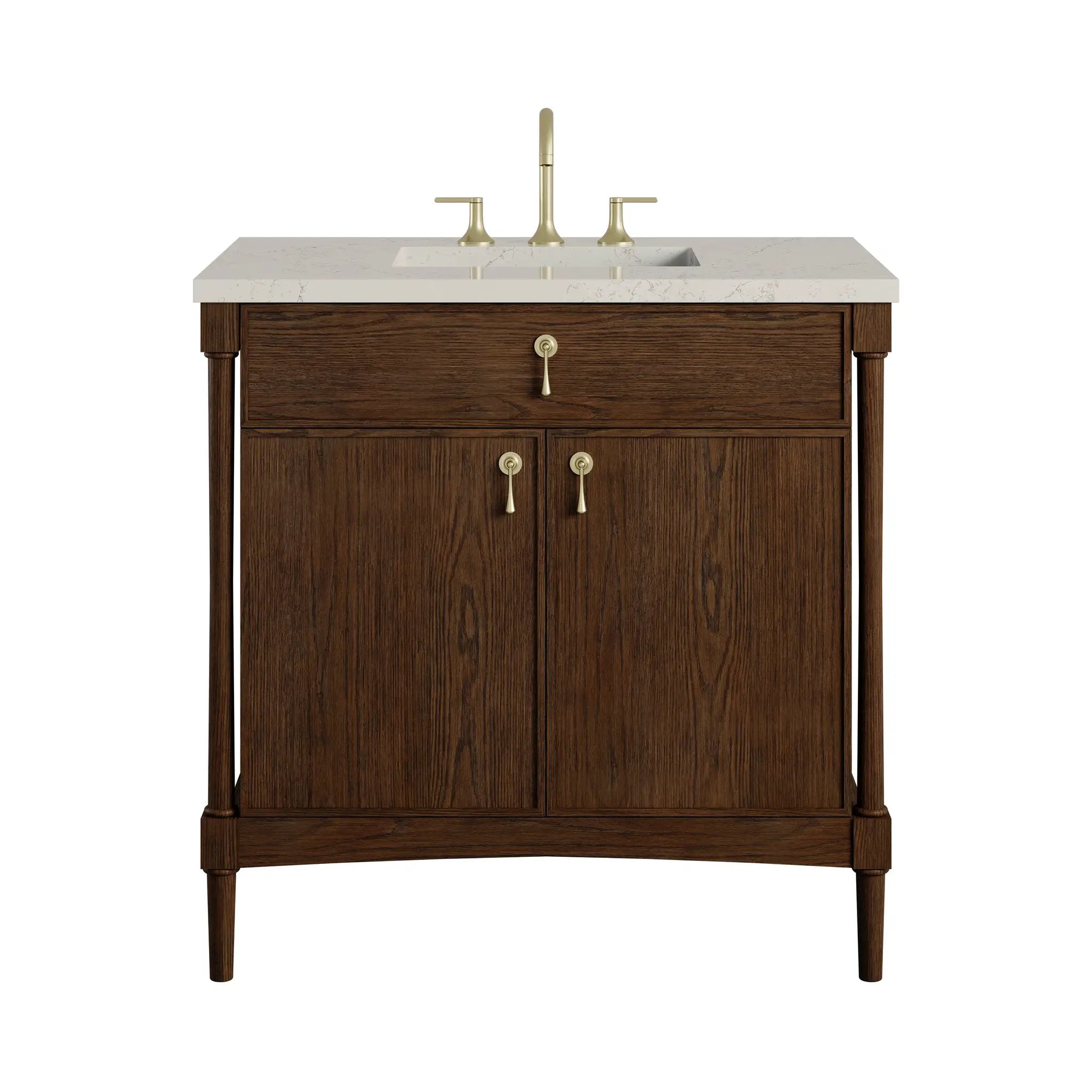 James Martin Kinnsden 36" Single Vanity Set - Sable Oak by James Martin Vanities