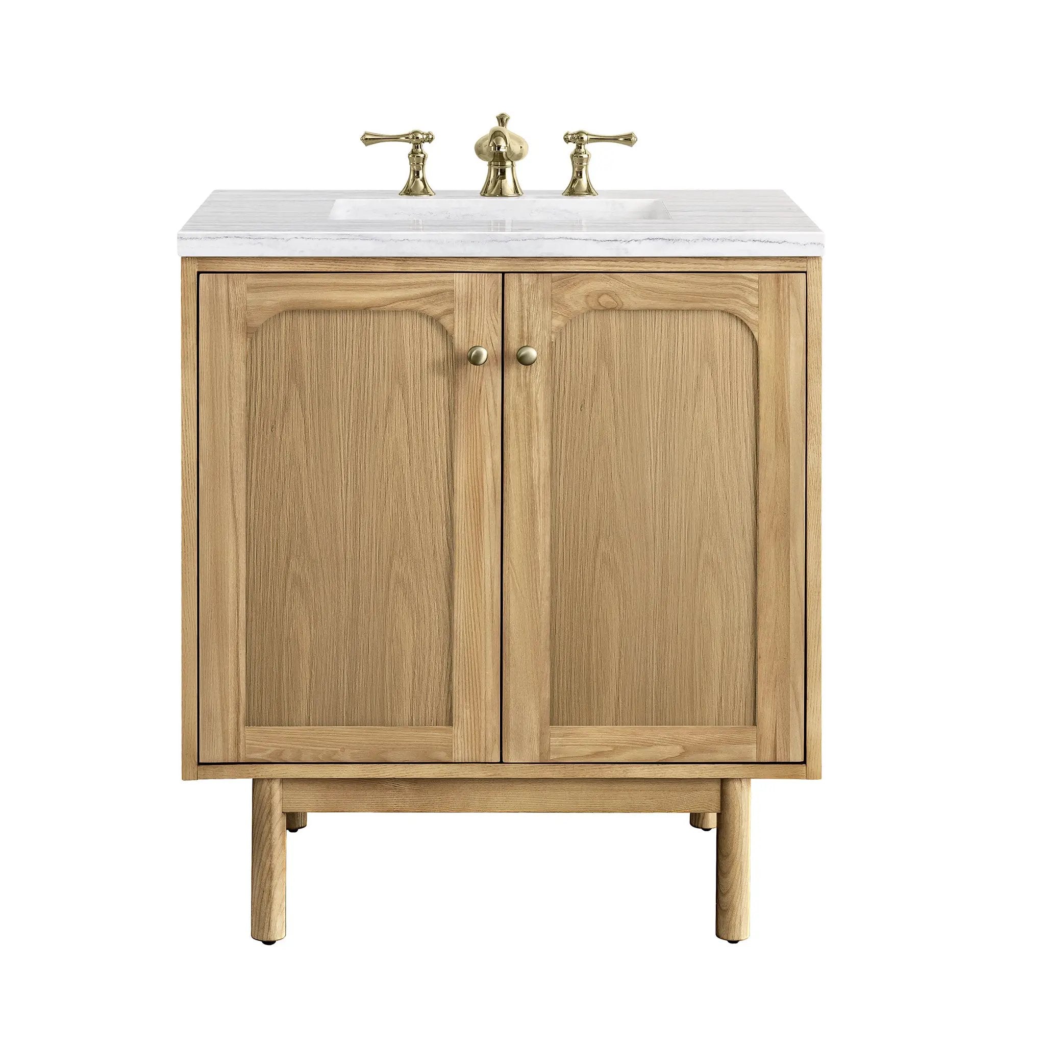 James Martin Laurent 30" Single Vanity Set - Light Natural Oak by James Martin Vanities