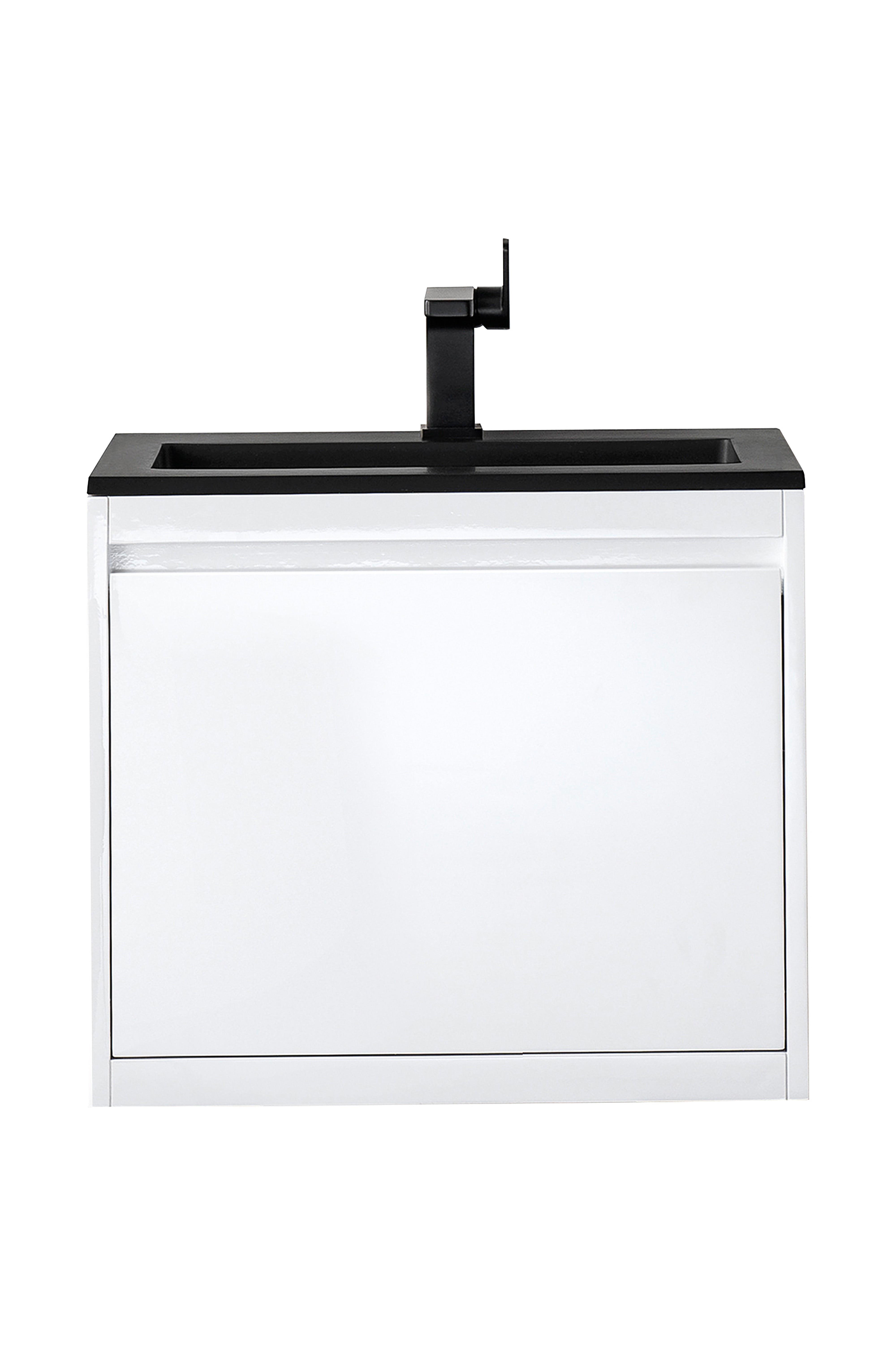 charcoal black composite stone top vanity