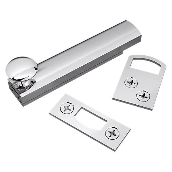 polished chrome surface bolt