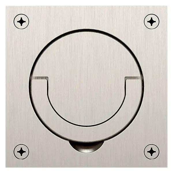 satin nickel ring pull