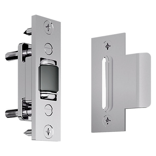 polished chrome latch