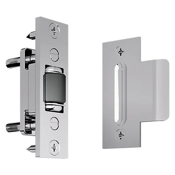 polished chrome latch