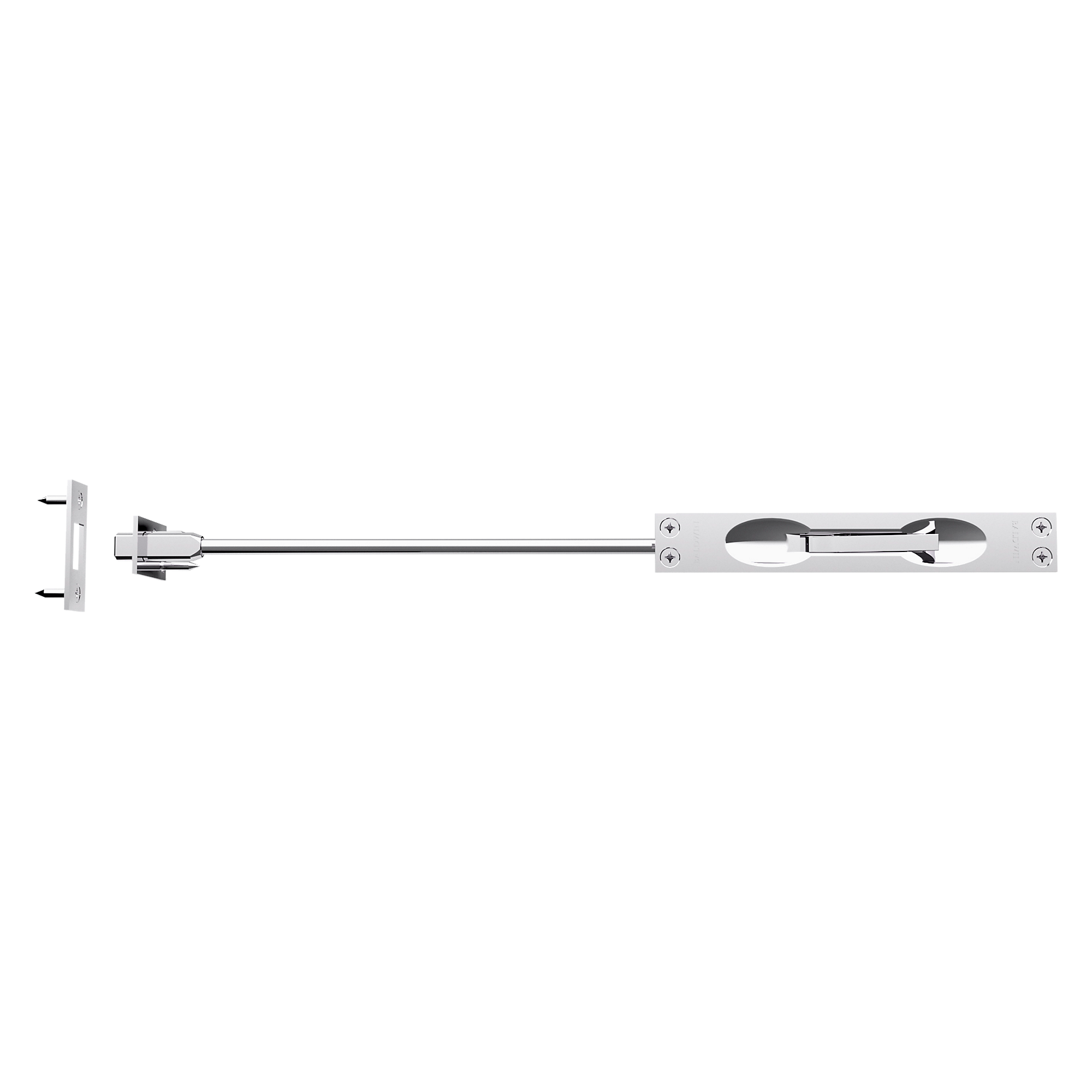 polished chrome bolt