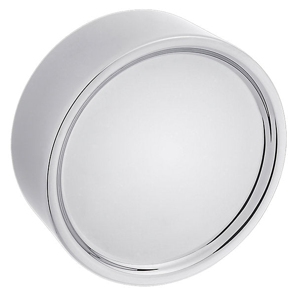 polished chrome knob