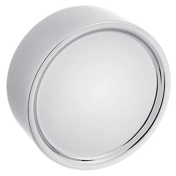 polished chrome knob