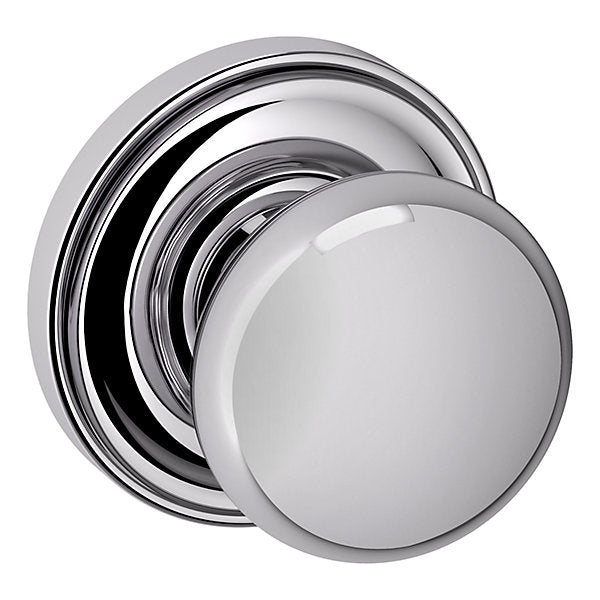 polished chrome knob