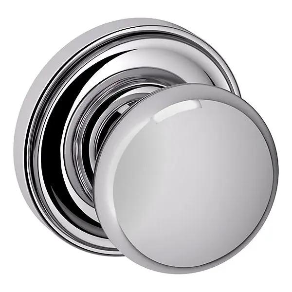 polished chrome knob