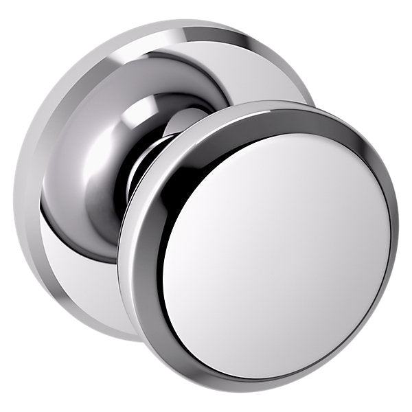 polished chrome knob