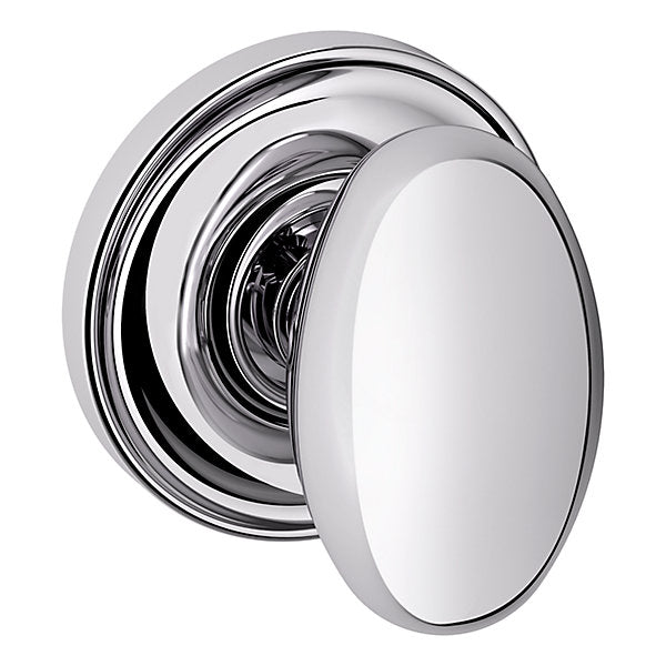 polished chrome knob