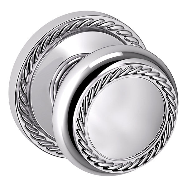 polished chrome knob
