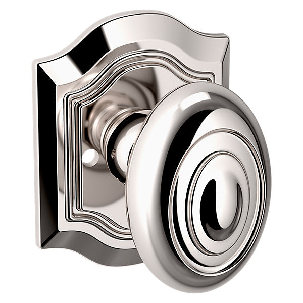 Baldwin Bethpage Knob with R027 Rose by Baldwin