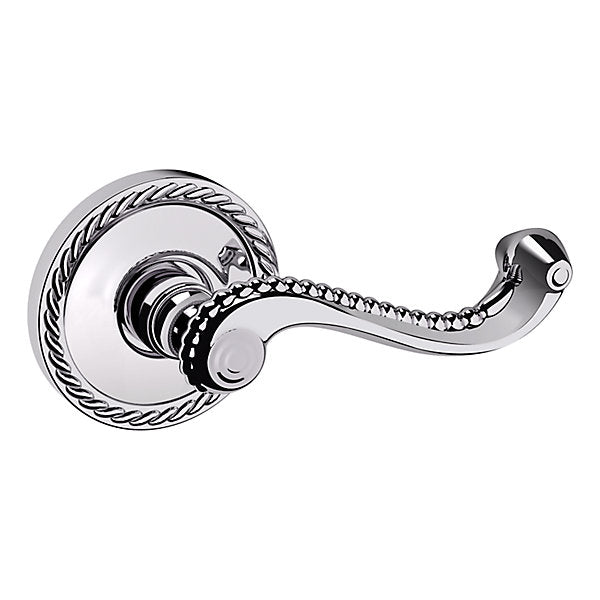 polished chrome lever