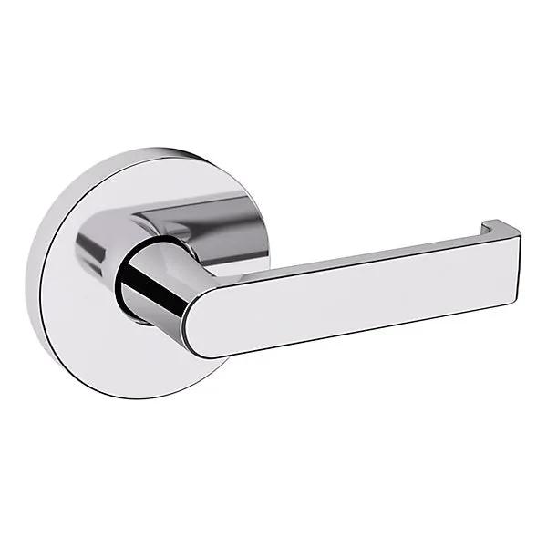 polished chrome lever
