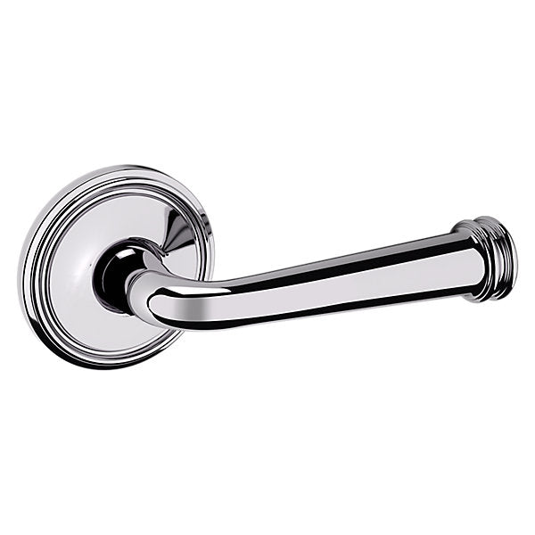 polished chrome lever