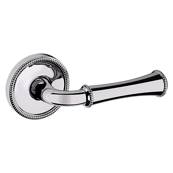 polished chrome lever