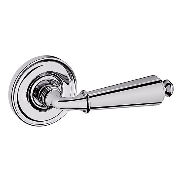 polished chrome lever