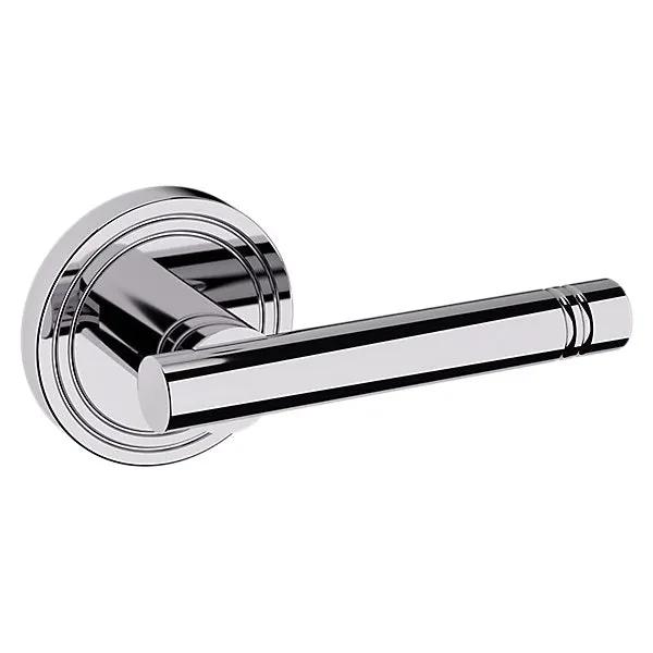 polished chrome lever