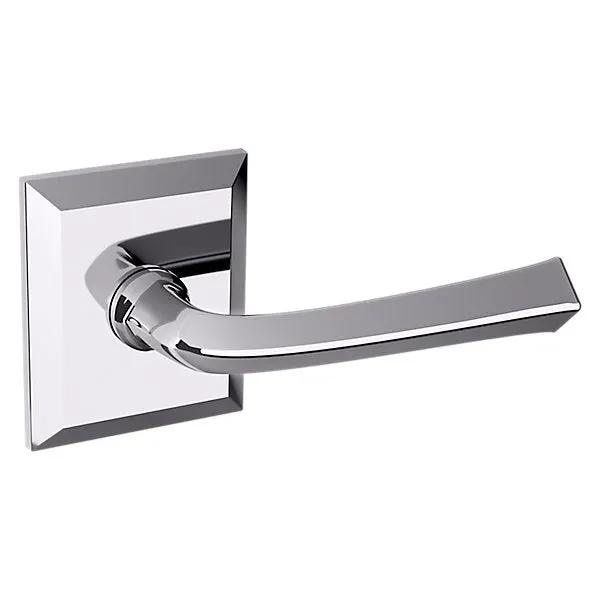 polished chrome lever