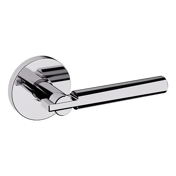 polished chrome lever