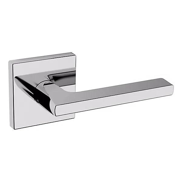 polished chrome lever