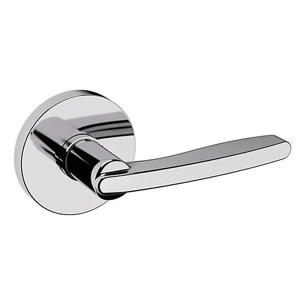 polished chrome lever