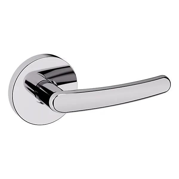 polished chrome lever